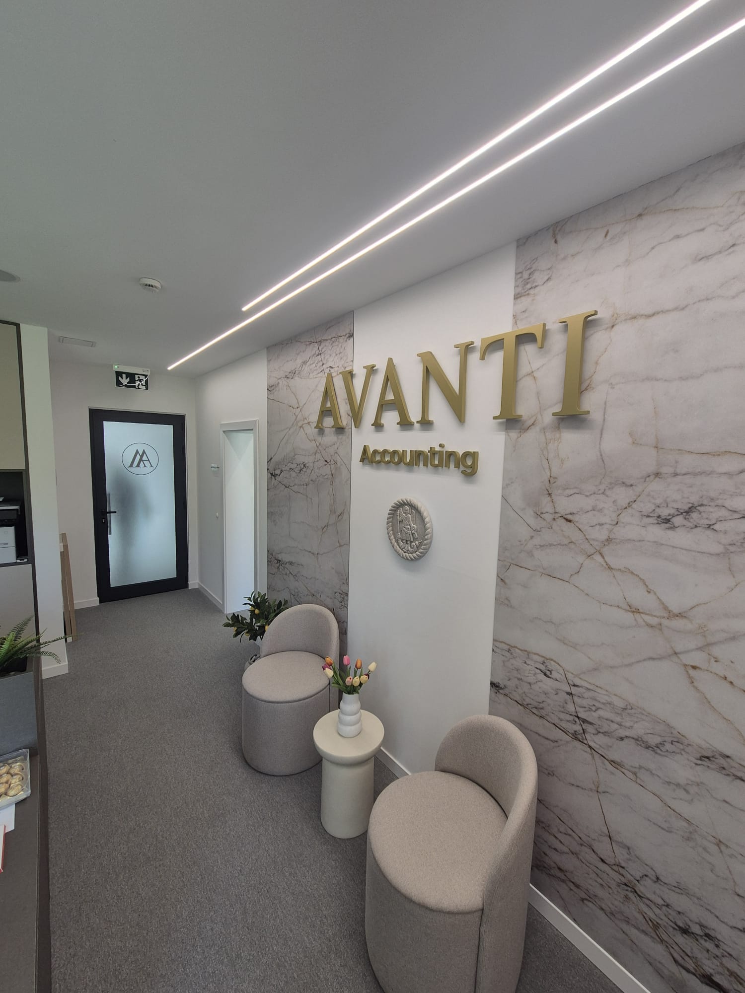 Interijer ureda Avanti Accounting